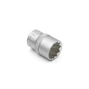 Головка торцева коротка 3/8IN, 12-гр., SW24, RED STRIPE №2