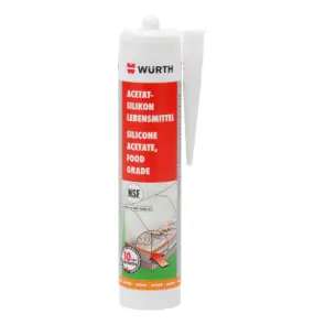 Герметик силікон-ацетат харчовий, білий, 310 ml №1