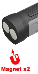 Ліхтар циліндричний акумуляторний, COB LED №7