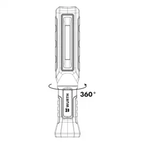 Ліхтар акумуляторний ERGOPOWER SATURN, LED №2