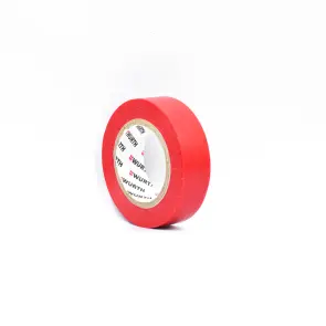 Ізоляційна стрічка PVC, червона, 18мм/10м №2