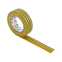 Ізоляційна стрічка PVC, жовто-зелена 18мм/10м