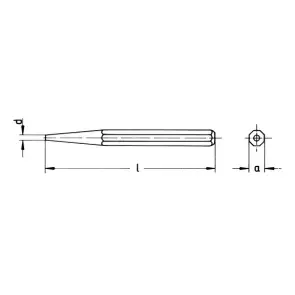Выколотка конусная Wurth 4/120мм №2