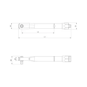 Динамометрический ключ, 1/4IN-(1-5NM) №2