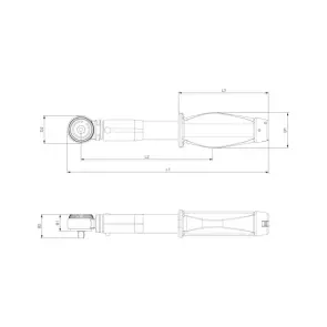 Динамометричний ключ, 1/4IN-(4-20NM) №2