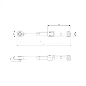 Динамометричний ключ, 3/4IN-(80-400NM) №2