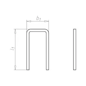 Скоба для пневматичного степлера, тип 80, 6 mm №2