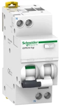 Диференційний автоматичний вимикач iDPN N VIGI 1P+N 6кА 6A B АС 30мA Schneider Electric A9D55606