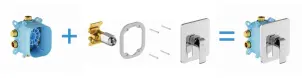 FL 066.00 Змішувач прихованого монтажу без перемикача для R-box №2