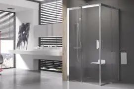 Душова кабіна MSRV 4- 100/100 Білий TRANSPARENT в магазині TVOE
