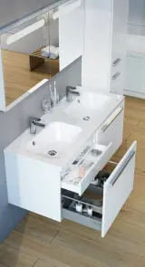 SD- 1200 Chrome Тумба Білий/Білий №2