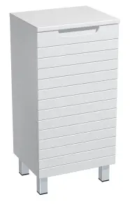 Тумба Milleau PARALLEL 40см із кошиком у ванну кімнату, білий №1