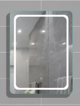 Зеркало AVT с LED подсветкой и сенсорным выключателем для ванной комнаты 600х800мм