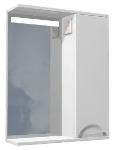 Зеркальный шкаф AVT Юта правый 55см с LED подсветкой №1