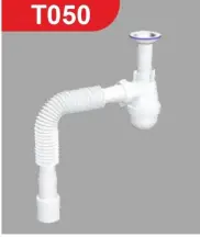 Сифон AVT для умывальника бутылочный 1 1/4" x 40 мм с литым выпуском