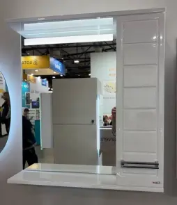 Дзеркальна шафа AVT Лайн правий 60см з LED підсвічуванням №8