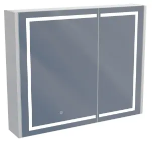 Зеркальный шкаф AVT Классик 800мм с LED подсветкой в ванную комнату №4