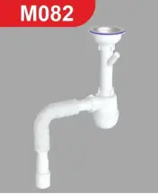 Сифон AVT для кухонной мойки бутылочный 1 1/2" x 40 мм