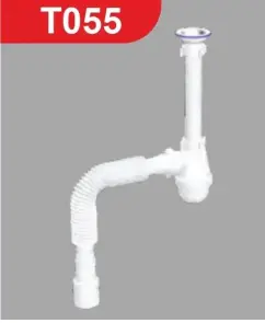 Сифон AVT для умывальника бутылочный 1 1/4" x 40 мм с резьбовым выпуском №2