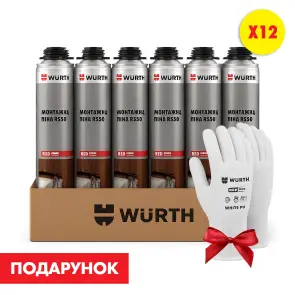 Піна монтажна RS50, 12 шт., комплект №1 №1