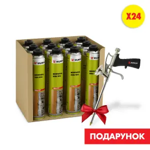Піна монтажна W45, 24 шт., комплект №4 №1
