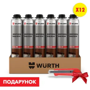 Піна монтажна RS50, 12 шт., комплект №3 №1