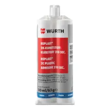 Клей WURTH Replast Me 210 секунд для пластика черный 50 мл.