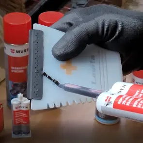 Клей WURTH Replast Me 90 секунд для пластика черный 50 мл №4
