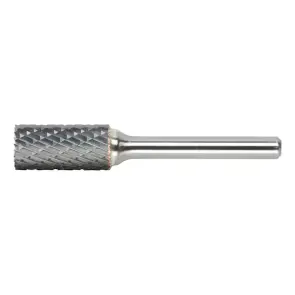 Борфреза циліндрична з торцевим різанням, D6 mm, WL18 mm №1