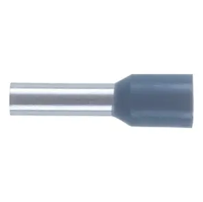 Наконечник трубчатый, изолированный, серый 4,0x10,0 №1