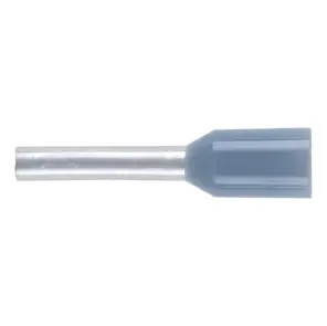Наконечник трубчатий, ізольований, сірий 0,75x8,0 №1