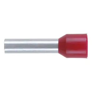 Наконечник трубчатий, ізольований, червоний 10,0x18,0 №1