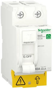 Устройство защитного отключения 2P 40A 30mA АС, Resi9 Schneider Electric R9R51240 №1