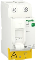 Пристрій захисного відключення 2P 25A 30mA А, Resi9 Schneider Electric R9R61225