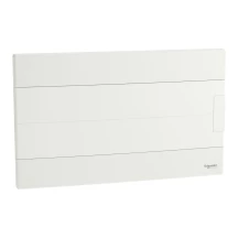 Щит пластиковий Easy9 EU, врізний, 1 ряд 18 модулів, білі двері, Schneider Electric EZ9EUB118