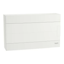 Щит пластиковый Easy9 EU, навесной, 1 ряд 18 модулей, белые двери, Schneider Electric EZ9EUD118