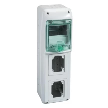 Щит MUREVA для промислових роз'ємів, 460х138х160, 5мод. Schneider Electric 13178