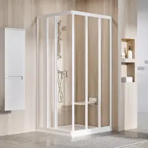 Душова кабіна ASRV3-80 198 Білий TRANSPARENT в магазині TVOE