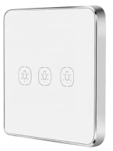 Розумний сенсорний вимикач Tervix Pro Line ZigBee Touch Switch (3 клавіші), без нуля