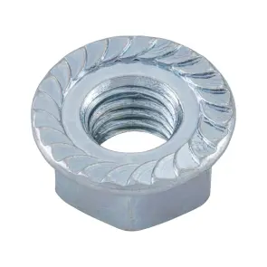 Гайка шестигранна зубчаста з фланцем DIN6923 - 8 (A2K) - SW5.5, M3 №3