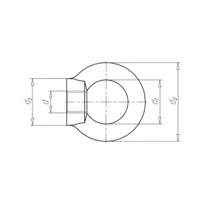 Рим-гайка кована DIN582 - C15E (A2K), M20 №2