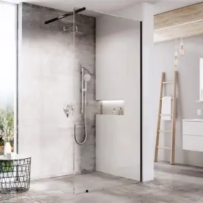 Нерухома стінка Walk In Wall- 60 v.200 Чорний Transparent №3