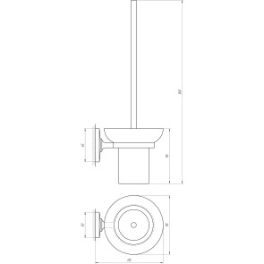 Йоржик настінний Perfect Sanitary Appliances RM1901 №4