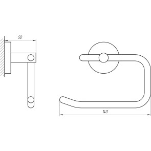 Держатель туалетной бумаги Perfect Sanitary Appliances SP 8116 №2