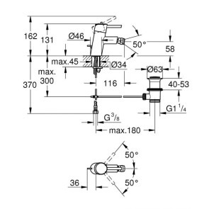 Смеситель для биде Grohe Concetto new 32208001 №3