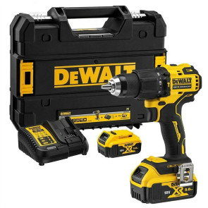 Дрель-шуруповерт аккумуляторная бесщёточная ударная DeWALT DCD709P2T №2