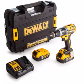 Дрель-шуруповерт аккумуляторная бесщеточная ударная DeWALT DCD796P2 №1