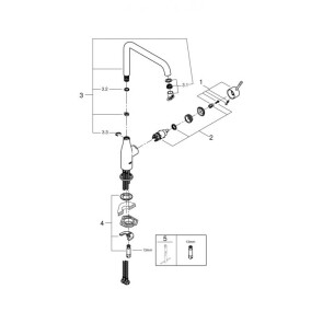 Змішувач для кухні Grohe Essence New 30269AL0 №4