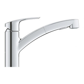 Смеситель для кухни с выдвижным изливом Grohe Eurosmart New 30305001 №2