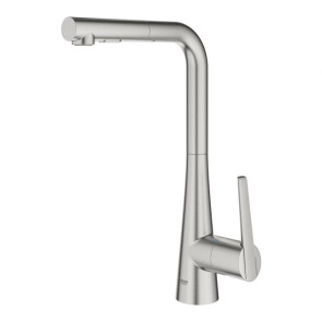 Смеситель для кухни с выдвижным изливом Grohe Zedra 32553DC2 №4